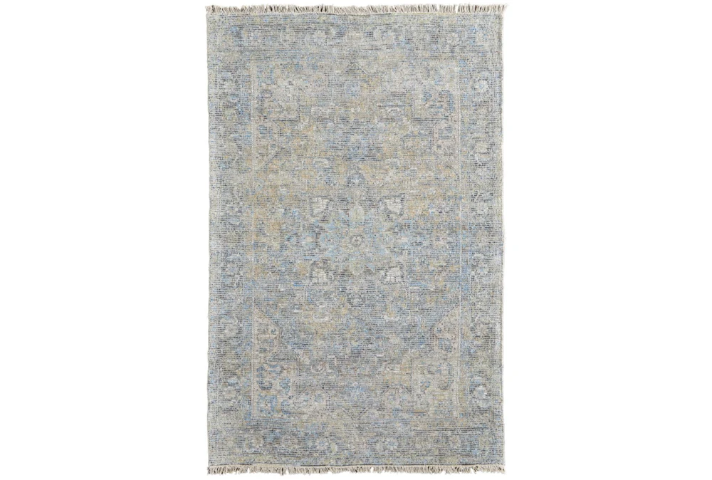 5'x7'5" Rug-Multi Faded Traditional Beige