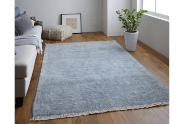10'x14' Rug-Multi Faded Traditional Blue