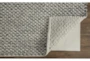3'5"x5'5" Rug-Textured Wool Lineal Grey - Bottom