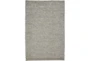 3'5"x5'5" Rug-Textured Wool Lineal Grey - Signature