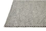 5'x8' Rug-Textured Wool Lineal Grey - Detail