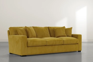 Mercer Foam III Gold 93" Sofa