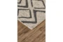 9'5"x13'5" Rug-Tribal Geometric Charcoal/Taupe - Detail
