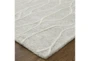 3'5"x5'5" Rug-Tribal Waves Ivory/Grey - Front