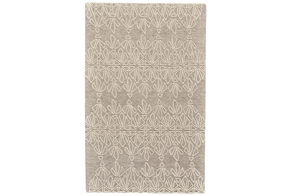 5'x8' Rug-Tribal Floral Ivory/Taupe