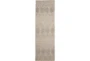 2'5"x8' Rug-Tribal Floral Ivory/Taupe - Signature