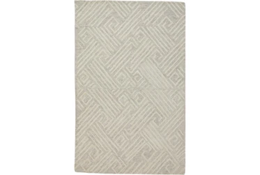 8'x11' Rug-Tribal Lines Ivory/Natural