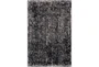 9'x12' Rug-Solid With White Striation Black/White - Signature