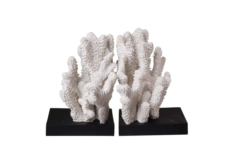 Coral Bookends 