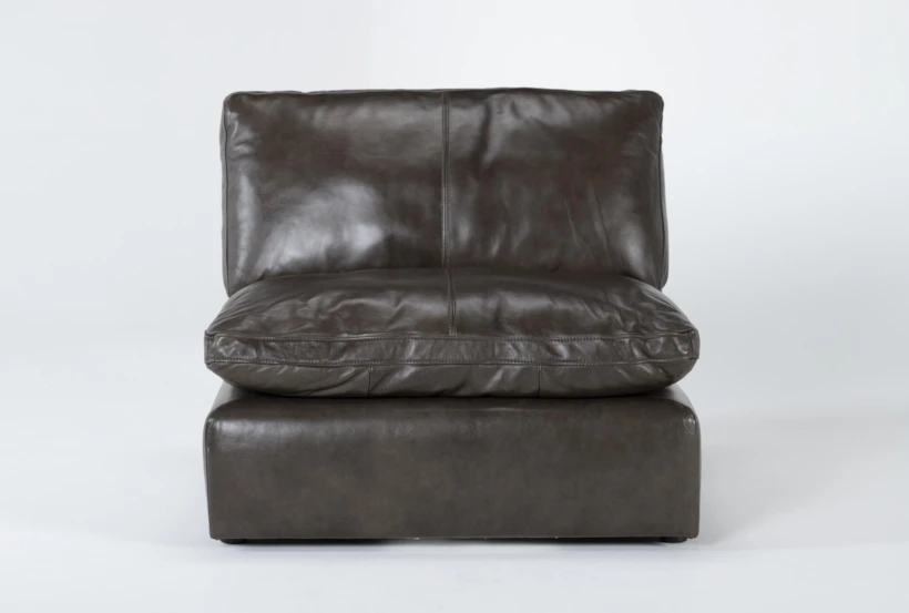 Marcello Leather Armless Chair - 360