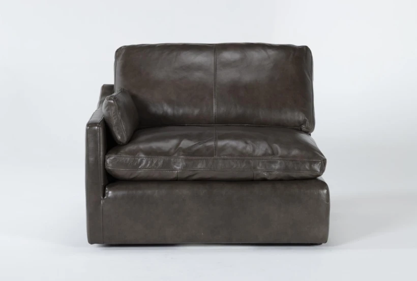 Marcello Leather Left Arm Facing Chair - 360