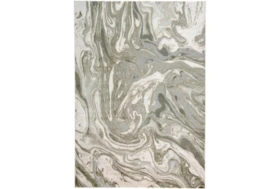 5'x8' Rug-Marble Swirl Light Grey