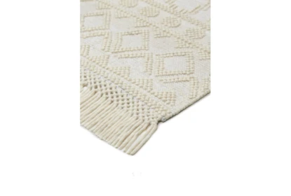SUMGAR Boho Tribal Area Rug-2x3 Woven Cotton Rug for Bedroom, Washabel Rug,  Bedroom Decor, Beige Cream Neutral Rug, Handmade Tufted Knoted Soft Rug