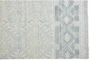 2'5"x10' Rug-Hand Knotted Wool Grey/Blue - Detail
