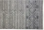 5'5"x8'5" Rug-Hand Knotted Wool Blue/Grey - Detail