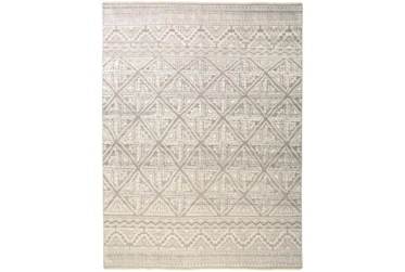 3'5"x5'5" Rug-Hand Knotted Wool Beige/Grey