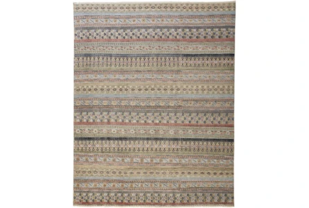 9'5"x13'5" Rug-Hand Knotted Wool Pink/Multi