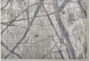 6'6"x9'5" Rug-Natural Abstract Charcoal/Grey - Detail
