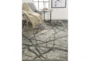 6'6"x9'5" Rug-Natural Abstract Charcoal/Grey - Room