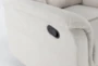 Suzy II Cream Wallaway Recliner - Detail