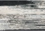 10'x13'1" Rug-Silver Metallic And Black Vertical Lines - Detail