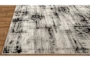10'x13'1" Rug-Silver Metallic And Black Abstract Grid - Detail