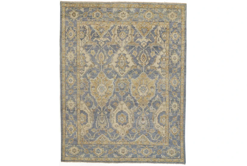 7'8"x9'8" Rug-Gramoy Hand Knotted Light Blue/Beige - 360
