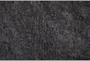 5'x8' Rug-Wool Yarn Shag Black - Detail