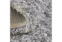 8'x10' Rug-Wool Yarn Shag Grey - Back