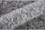9'x12' Rug-Wool Yarn Shag Grey - Detail