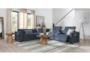 Chanel Denim 6 Piece 132" Power Reclining Sectional - Room
