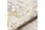 7'8"x7'8" Square Rug-Abstract Blue/Metallic Gold - Side