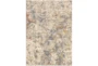 7'8"x7'8" Square Rug-Abstract Blue/Metallic Gold - Signature
