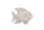 Whitewash 10 Inch  Fish Figurine - Signature