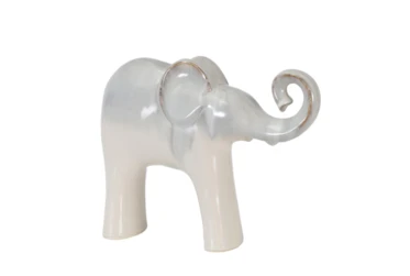 Ceramic Cream Ombre Elephant