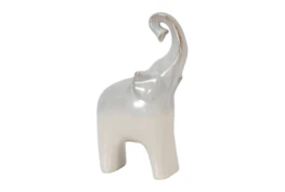 Ceramic Trunk Up Cream Ombre Elephant