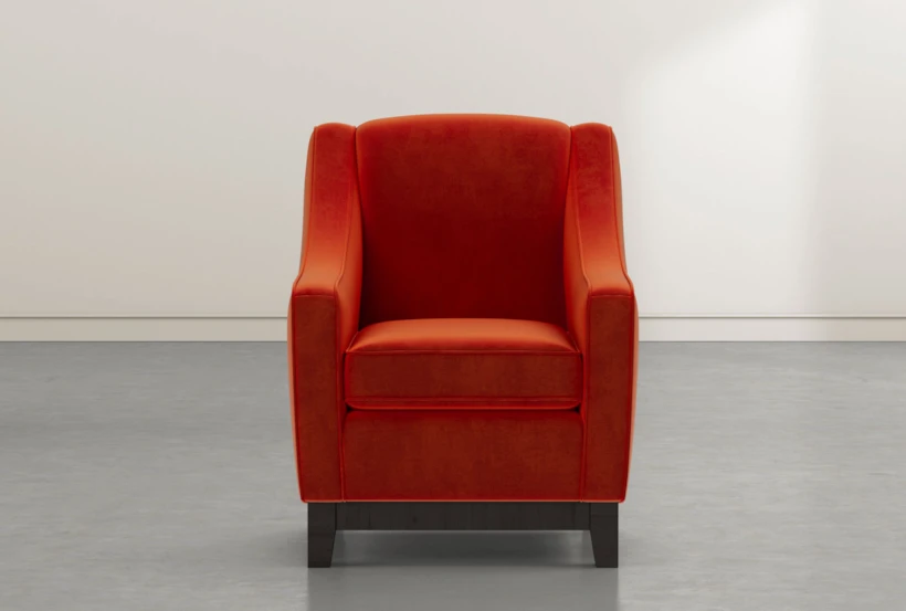 Riko II Red Accent Chair - 360