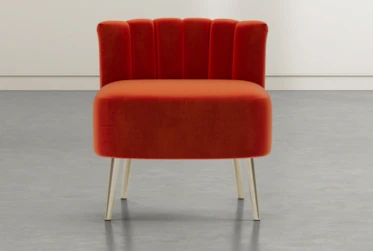 Hera Red Accent Chair
