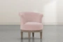 Cleo Rose Swivel Accent Chair - Side