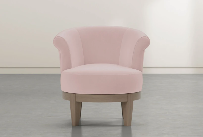 Cleo Rose Swivel Accent Chair - 360