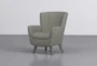 Athena II Neutral Accent Arm Chair - Side