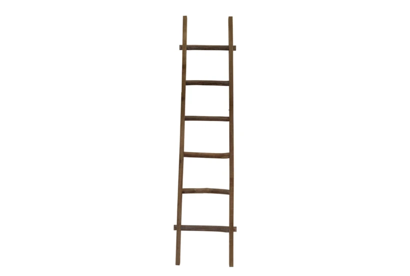 76" Wood Decorative Ladder  - 360