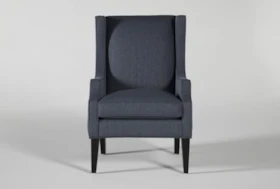 Lewis Indigo 29" Accent Chair