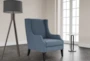 Lewis Indigo 29" Accent Chair - Room