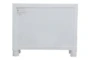 White Wash 2 Door Spindle Chest - Back