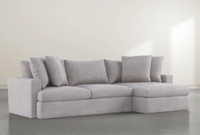 Grand Down II 2 Piece 125" Sectional With Right Arm Facing Chaise