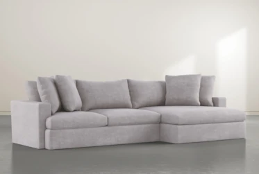 Grand Down II 2 Piece 139" Sectional With Right Arm Facing Oversized Chaise