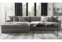 Grand Down 2 Piece 139" Sectional With Left Arm Facing Oversized Chaise - Room