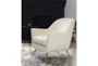 Ivory Quilted Accent Chair - Room