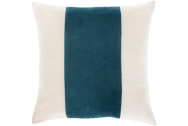 Accent Pillow-Color Band Teal 20X20